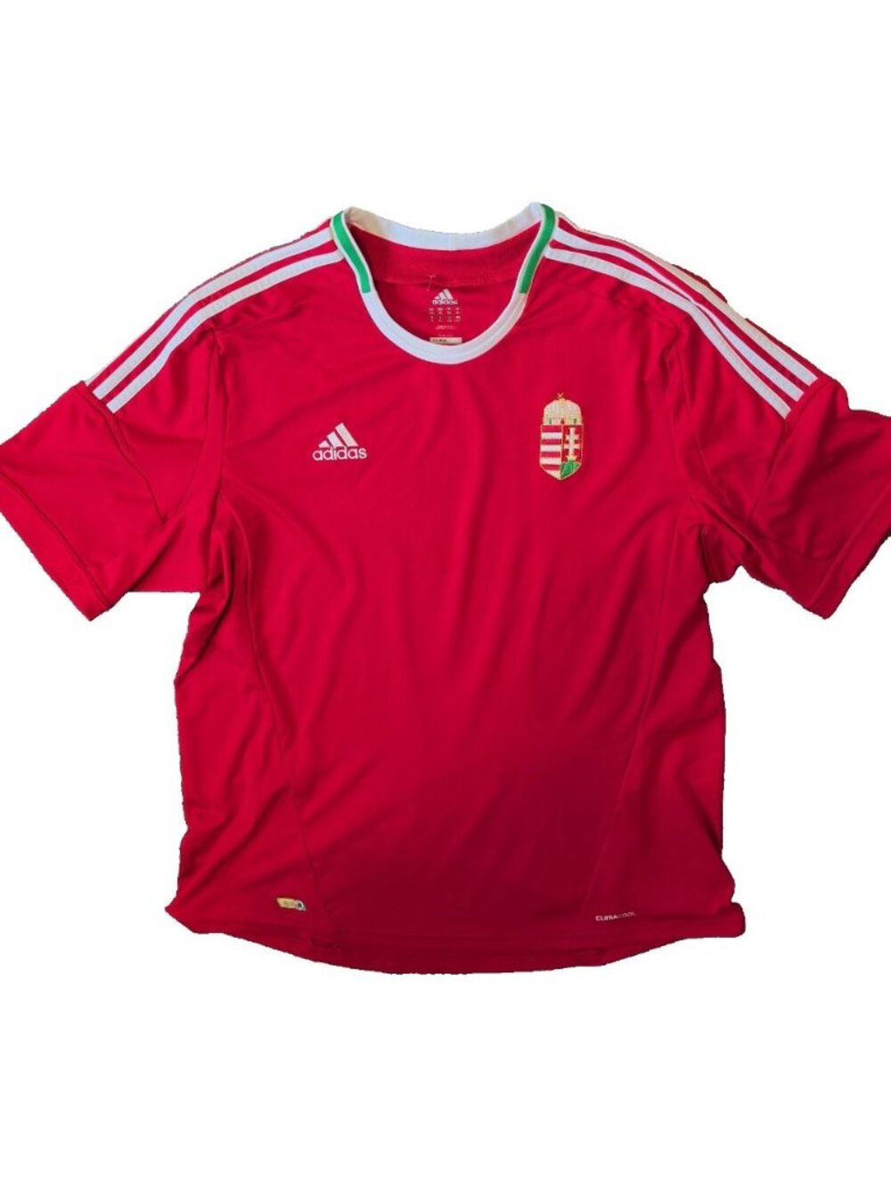 Adidas Hungary 2012 Home Game Football Jersey Red Mens 2XL Climacool World Cup